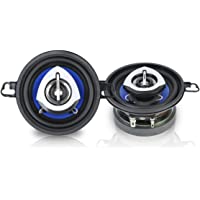 Peiying Basic PY-AQ352C - Pack de altavoces de 2 vías para coche 60W